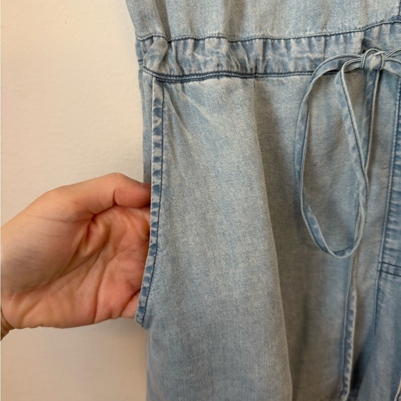 NWT Mustard Seed “Denim” Studded Romper - Picture 5 of 9